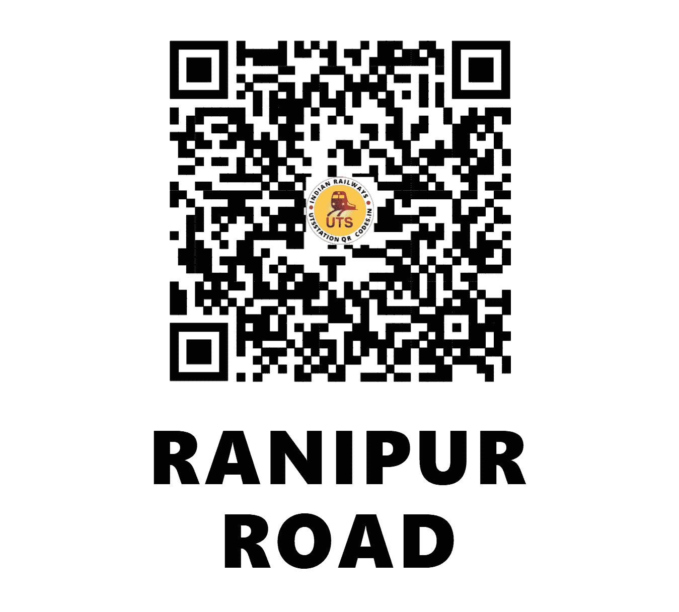 UTS QR Code for RANIPUR ROAD - RNRD (NC - UTTAR PRADESH)